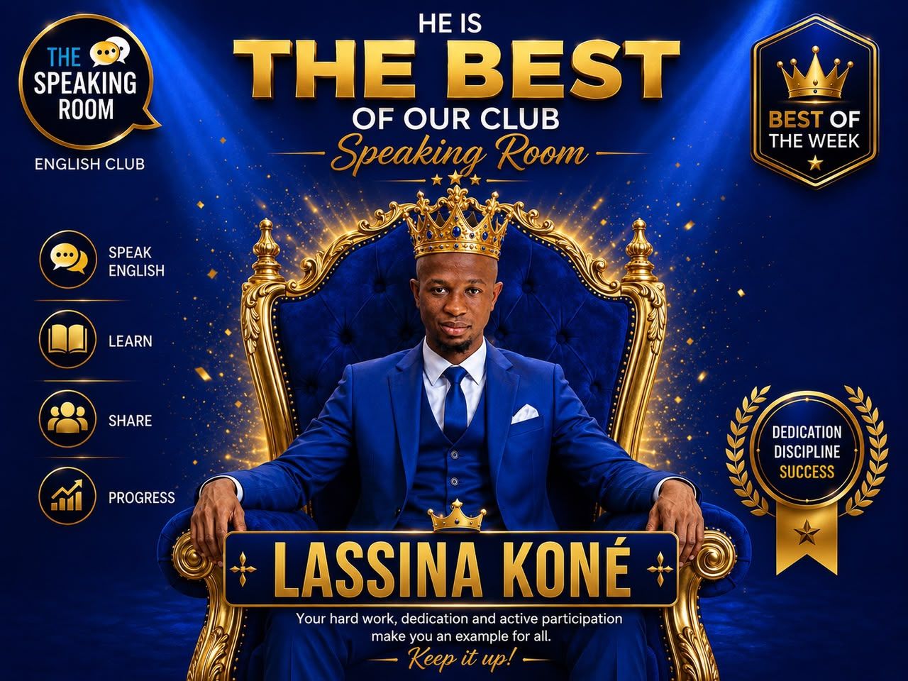 Affiche Best of the Week : Lassina Koné, The Best of our Club